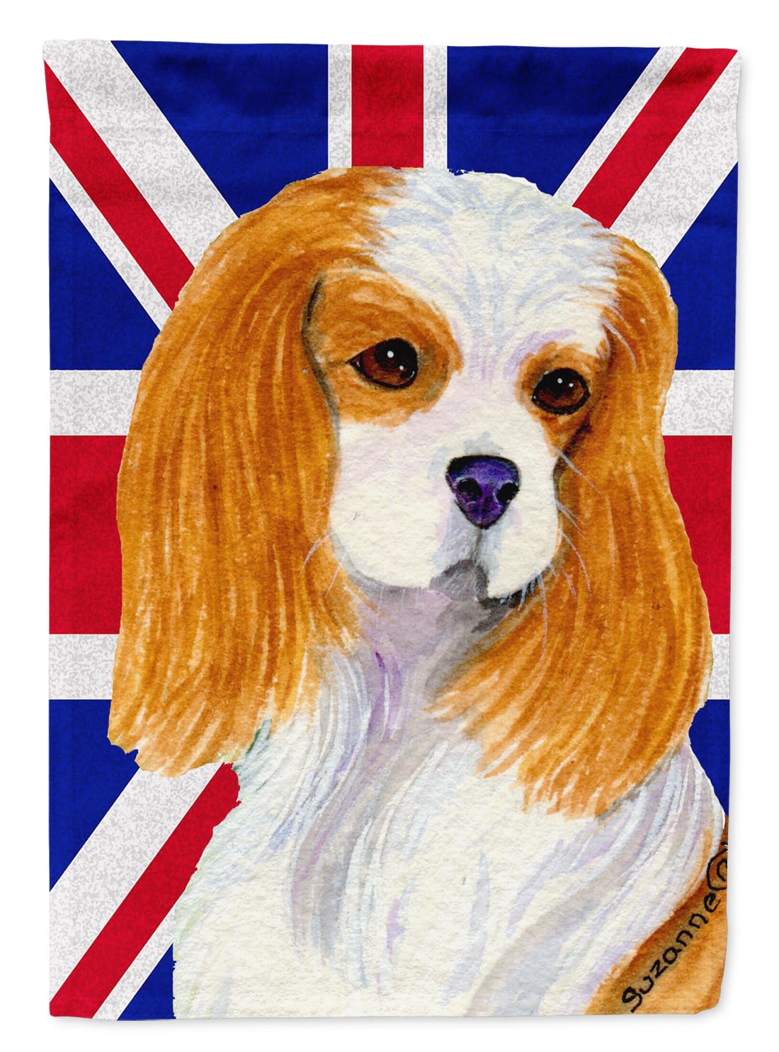 Cavalier Spaniel drapeau pour décorer votre jardin et accueillir vos invités