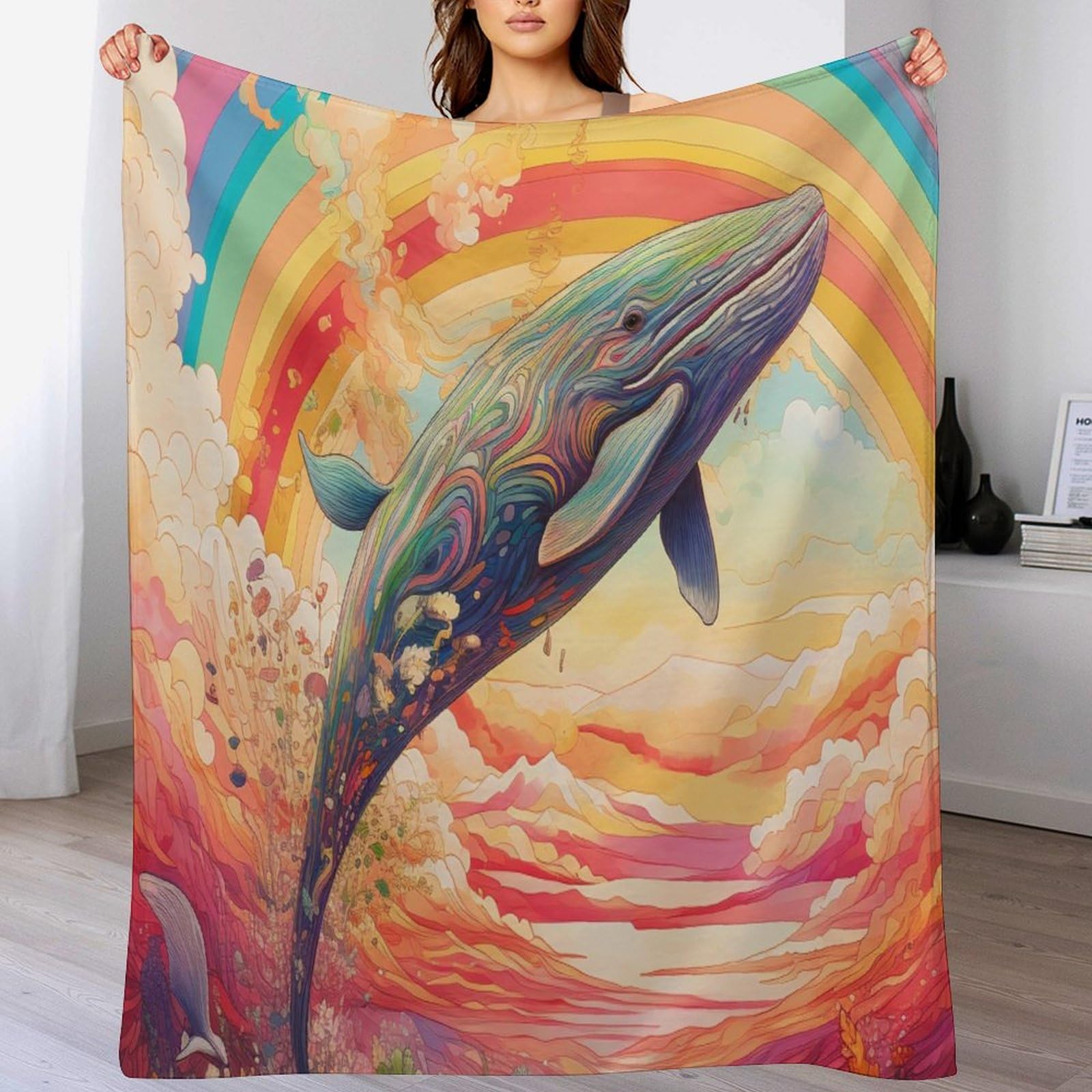 Couverture polaire pour lit 180x200cm éliminant la sensation de froid en hiver