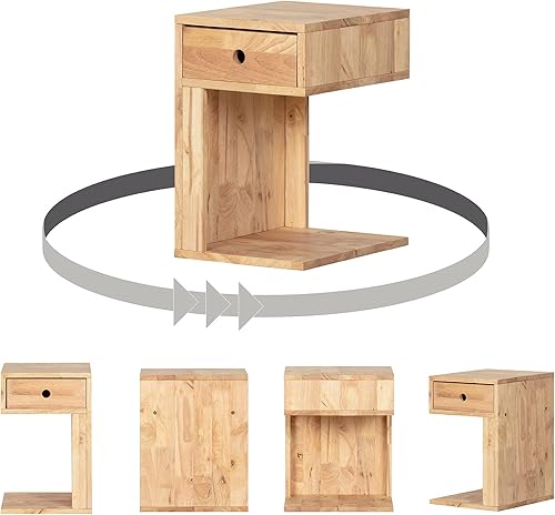 Miniatura 9 de South Shore Mesa auxiliar Kodali, madera natural