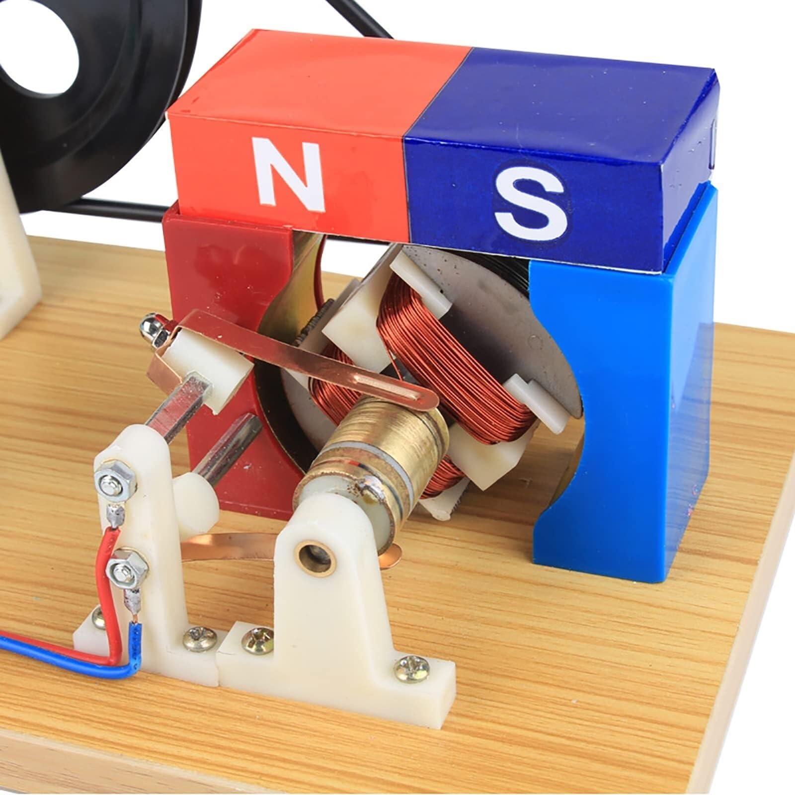 Physikalisches handgekurbeltes AC/DC-Generatormodell, elektromagnetische Versuchsausrüstung, magnetoelektrisches Demonstrationsgerät, magnetoelektrisches Demonstrationsgerät für de