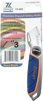 Zeluga 19-480 Precision Drywall Fixed Blade Utility Knife