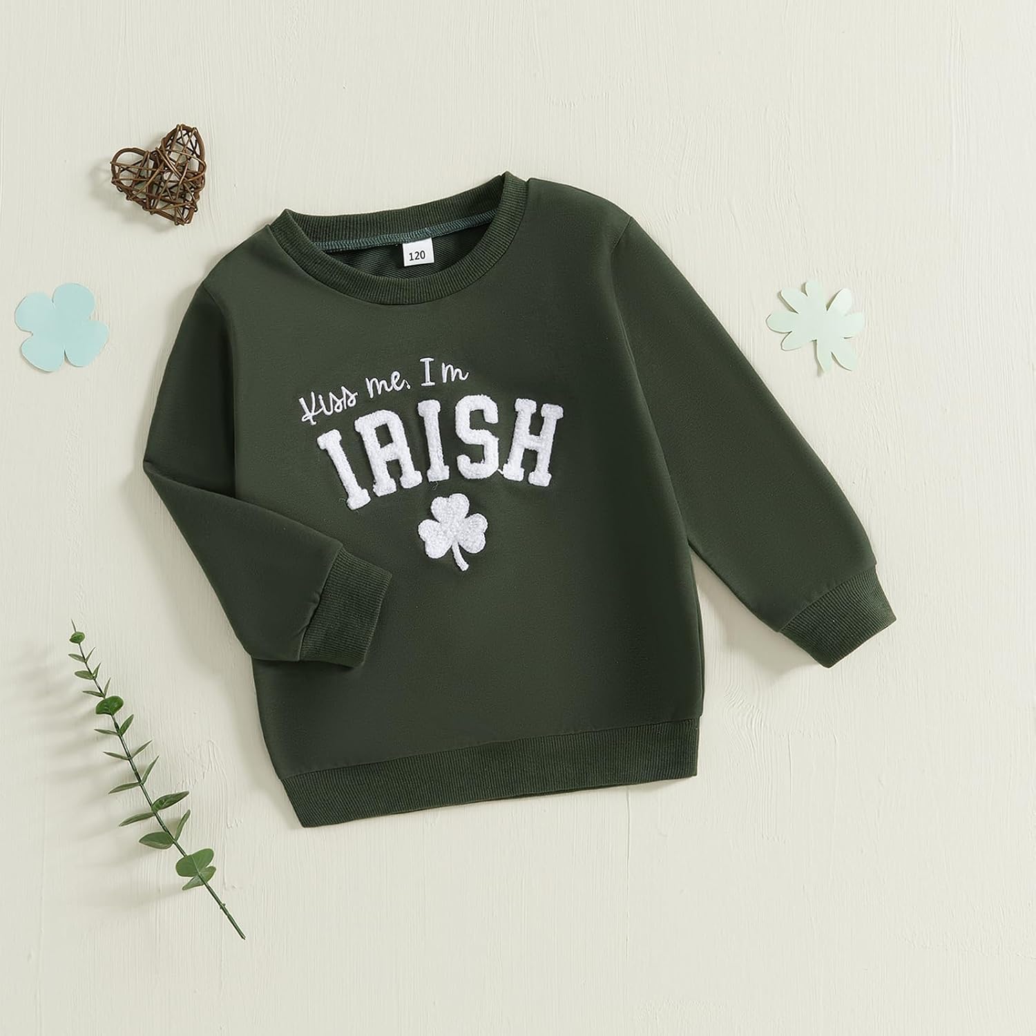Ayalinggo St Patricks Day Baby Girl Boy Outfit Crewneck Sweatshirt Long Sleeve St Patricks Day Shirt Sweater Spring Clothes