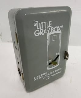 Electromechanical Timer, Water Heater, Grey, Push Button Switch, Push Button Actuator, Automatic Operation