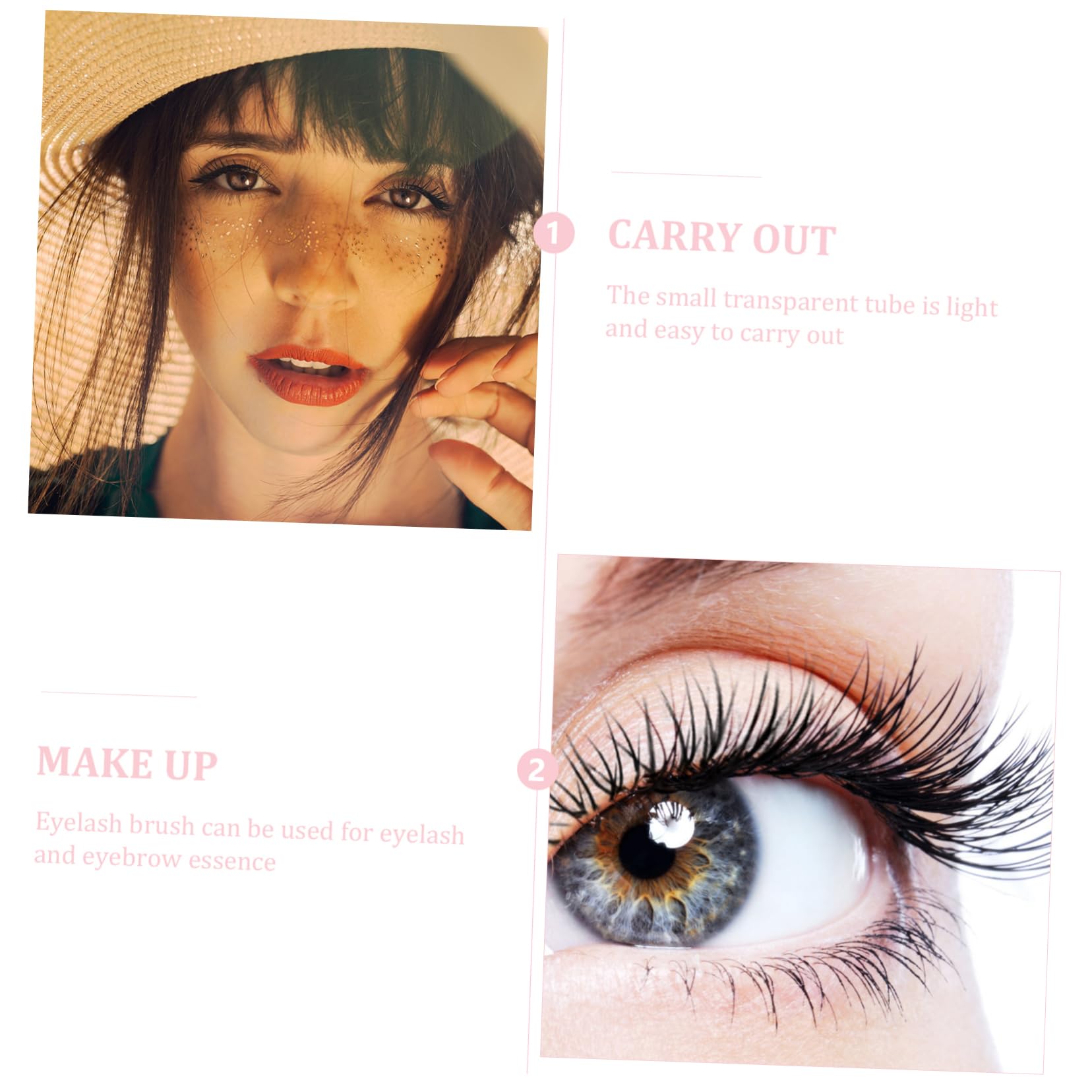 minkissy 2 Sets Leere Mascara-tuben 10 Ml Nachfüllbar Wimpern-tuben-set mit Tropfern Auslaufsicheres Design 32 Stück