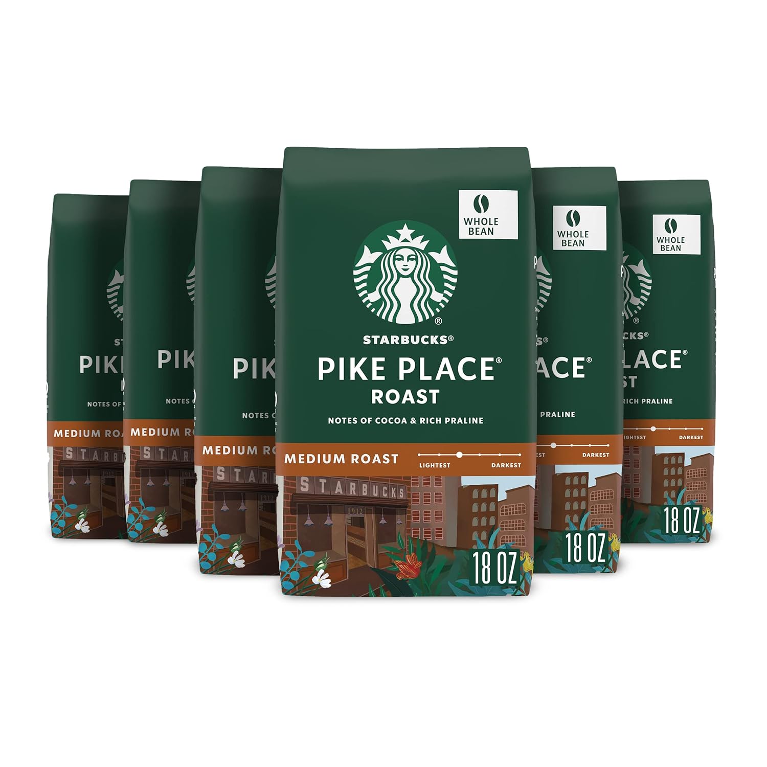 Starbucks Whole Bean Coffee, Medium Roast Coffee, Pike