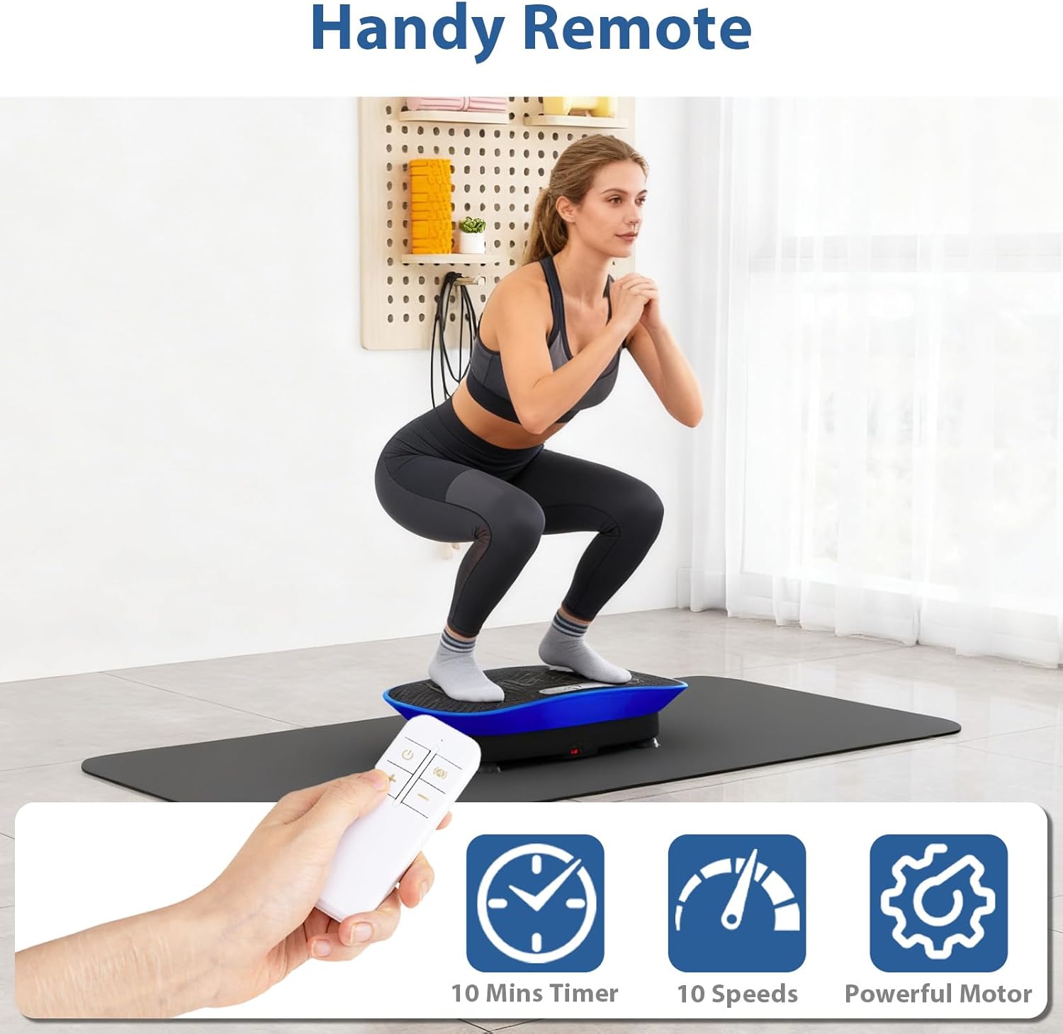 Dortala Vibration Plate Exercise Machine, Shake Vibrating Fi...