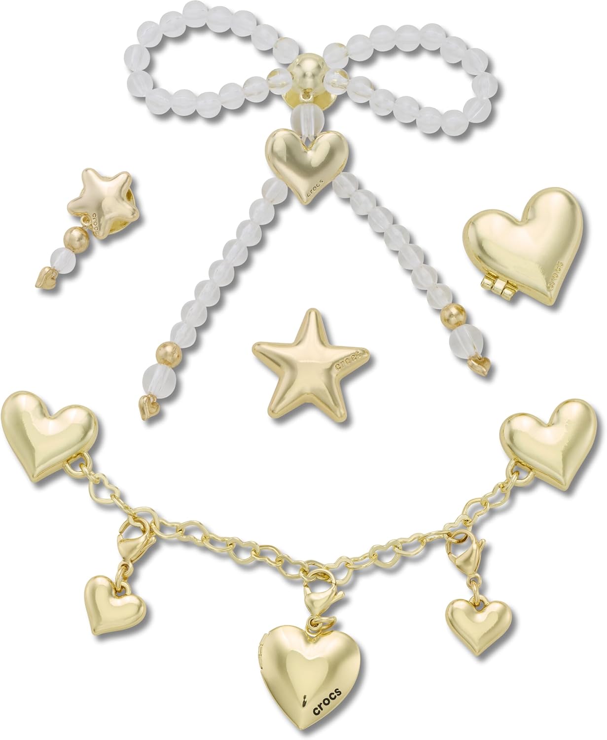 Crocs Jibbitz Bling & Jewelry Shoe Charm Packs