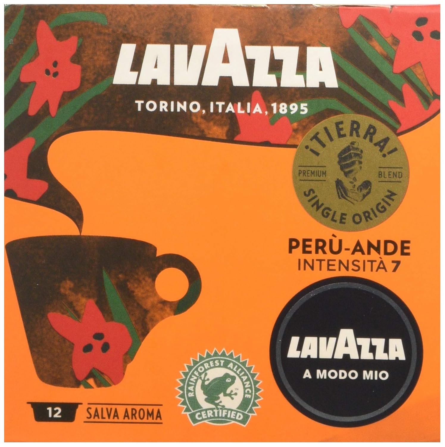 Lavazza A Modo Mio PeruAnde, Selva Alta, Kaffee, Kaffeekapseln