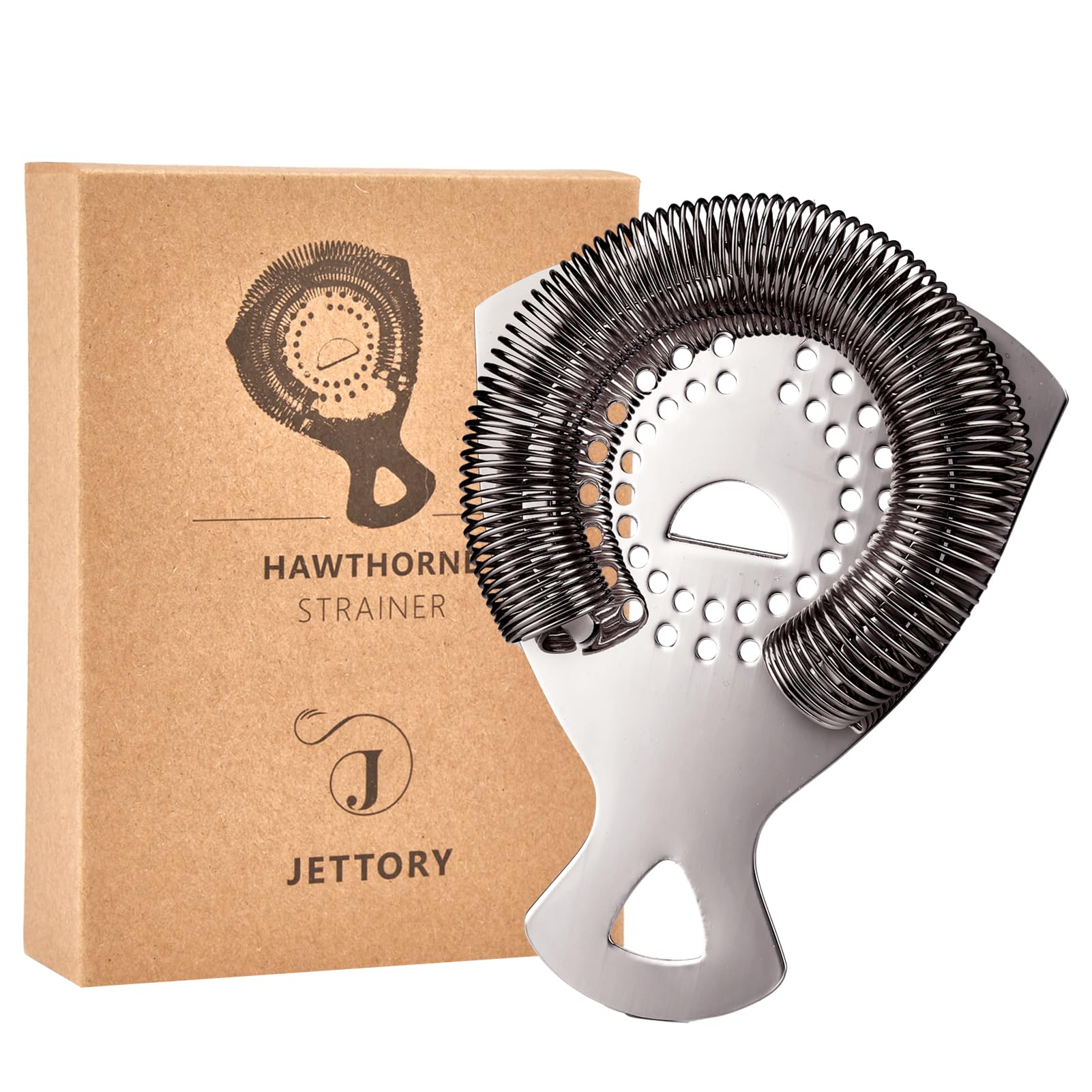 Colino Hawthorne Per Cocktail KIDIA - Acciaio Inox 304 Con Zainetto Per Barman - Foto 5