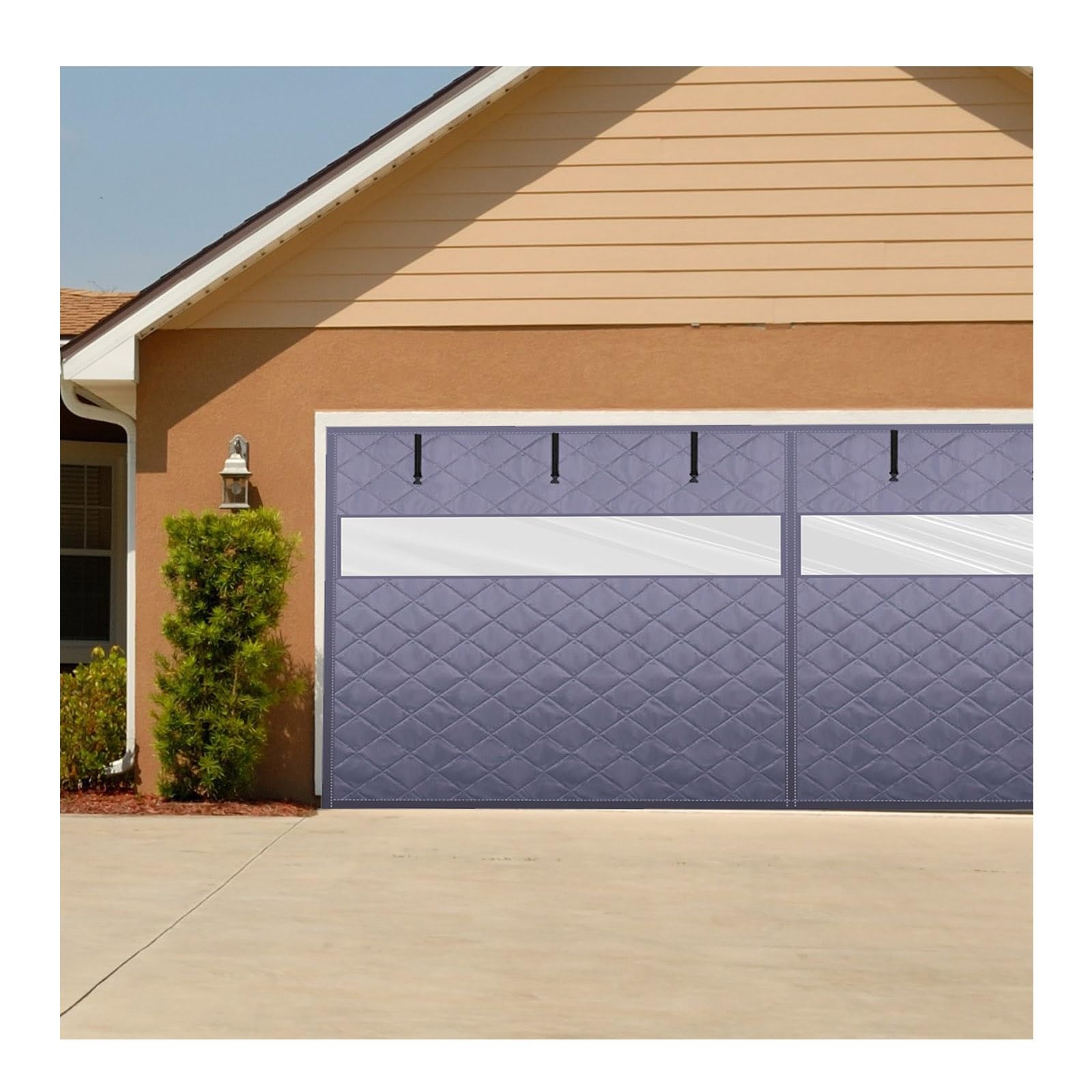 Kit de porte à isolation thermique pour protéger le garage du froid et du vent