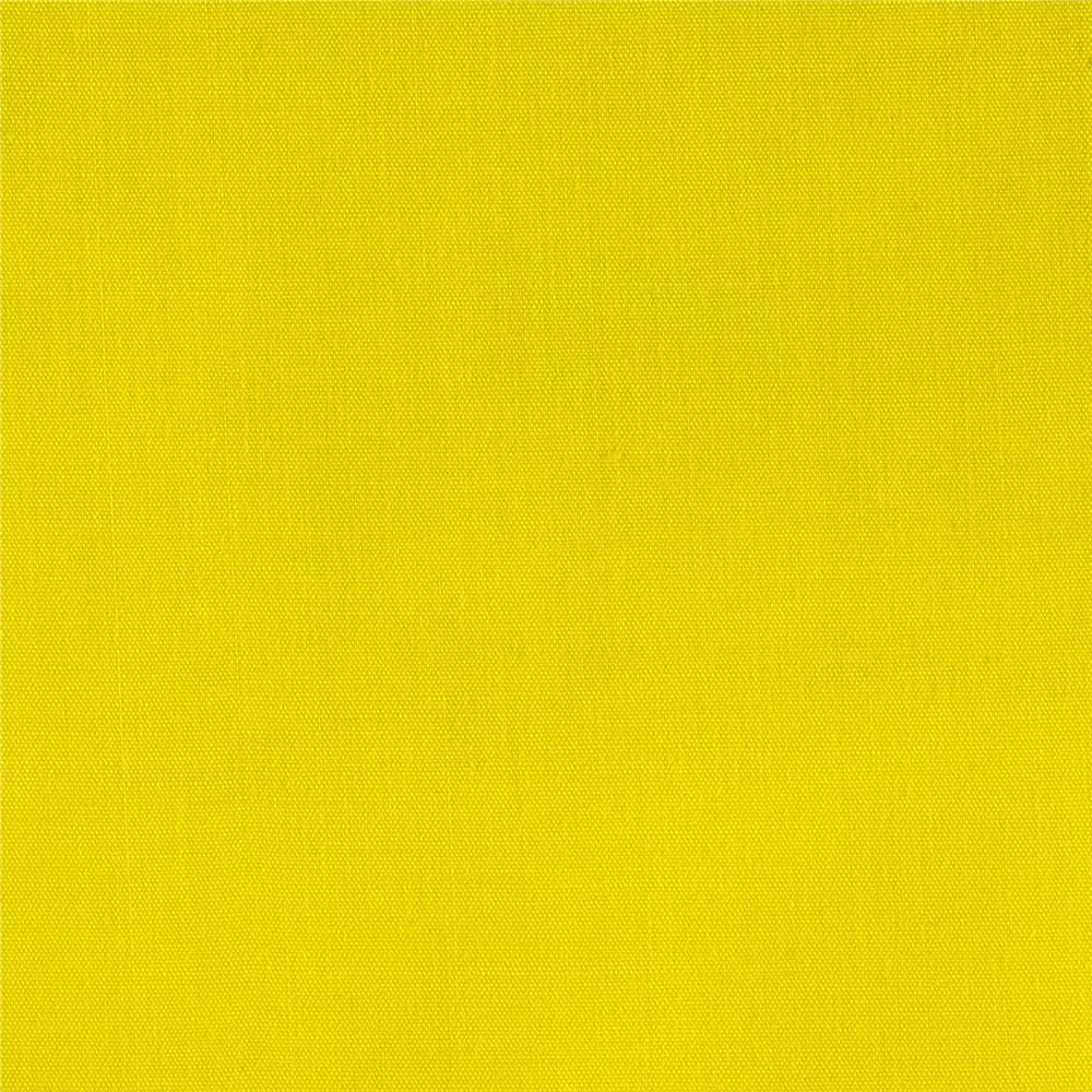 60" Poly Cotton Broadcloth Yellow, Fabric by the Yard