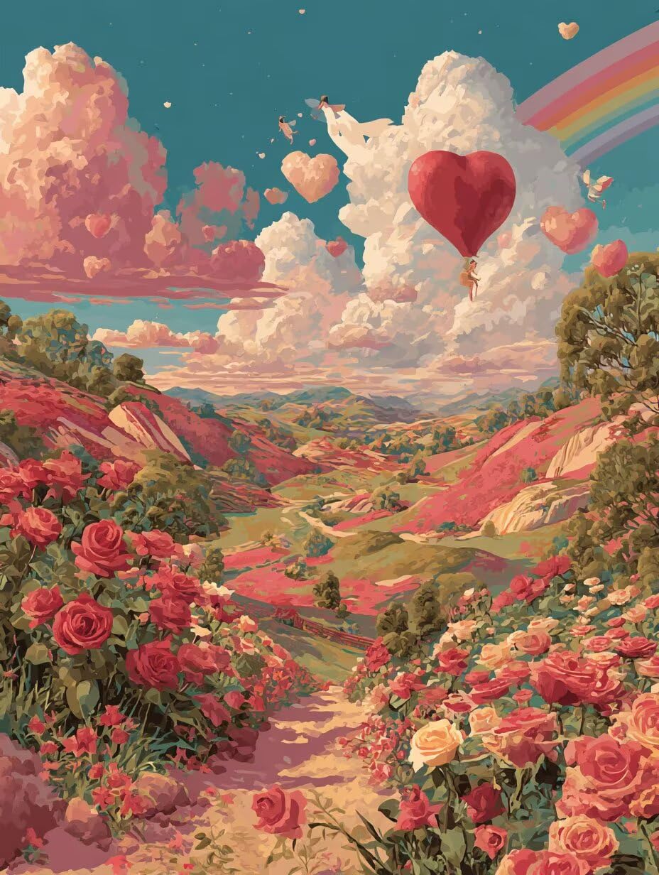 Puzzle de 6000 para Adultos, Flores Amorosas, Clásicos YHPGL7-375