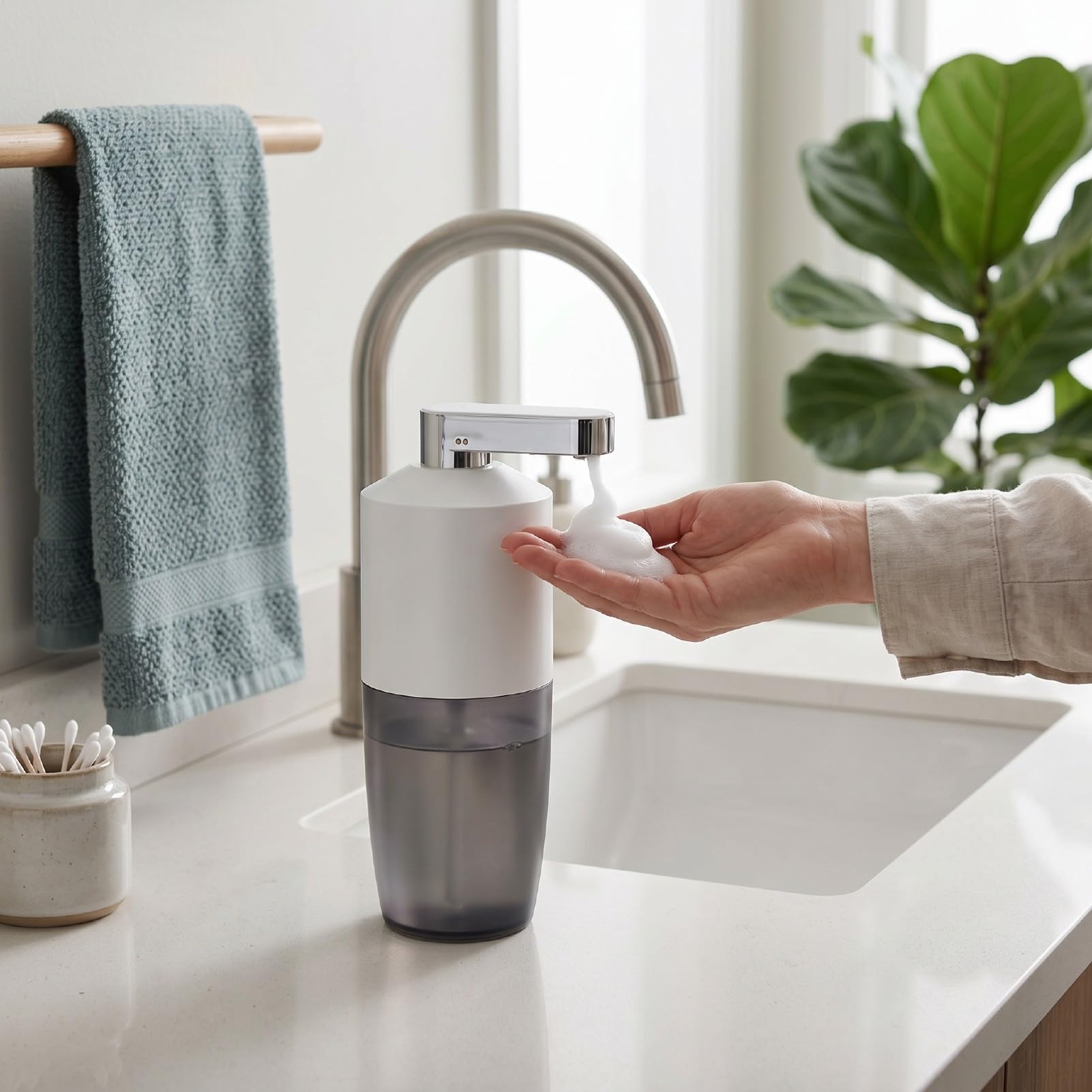 Dispenser Automatico per Collutorio 280 Ml 1600 MAh