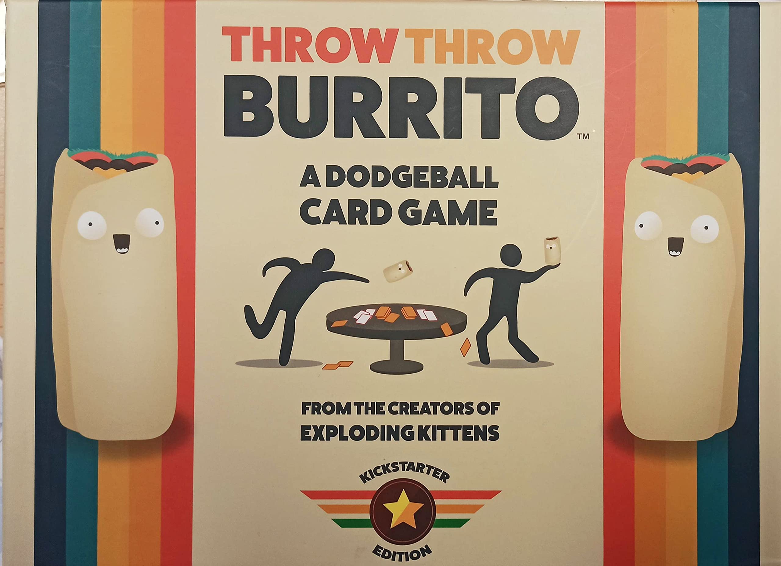 Amazon.com: Throw Throw Burrito Kickstarter Exclusive Edition by exploding  kittens : Toys & Games