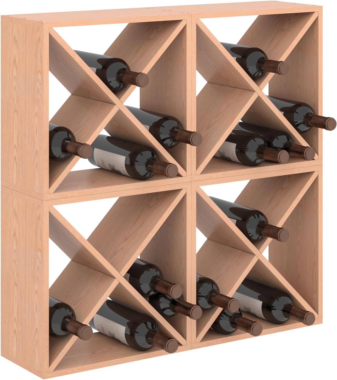 Wine Racks America, 48 Bottle Premium Modular Cube Wine