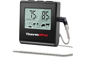 Therm Pro TP16 Digital Meat Thermometer: Your Culinary Masterpiece, Now in Black