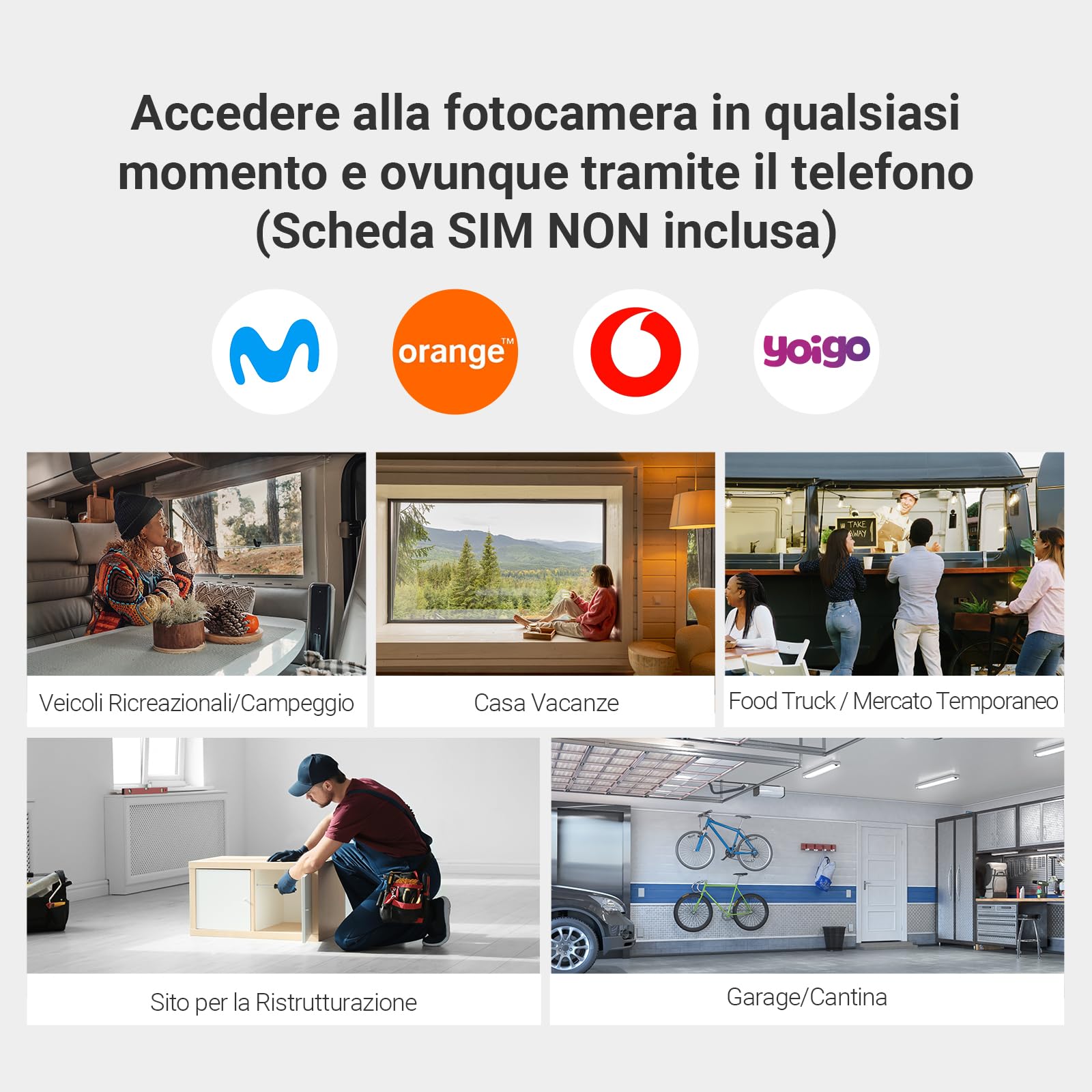 EZVIZ 4G LTE 2K Telecamera da Interno a Batteria, Audio Bidirezionale, Rilevamento di Persone, Registrazione Time-Lapse, Modalità AOV, 100% Senza Fili, 512GB SD(Non Inclusa), CB2 Nera