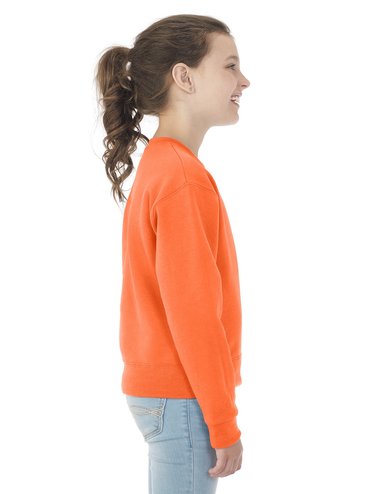 Jerzees Big Boys NuBlend Seamless Ribbed Crewneck Sweatshirt