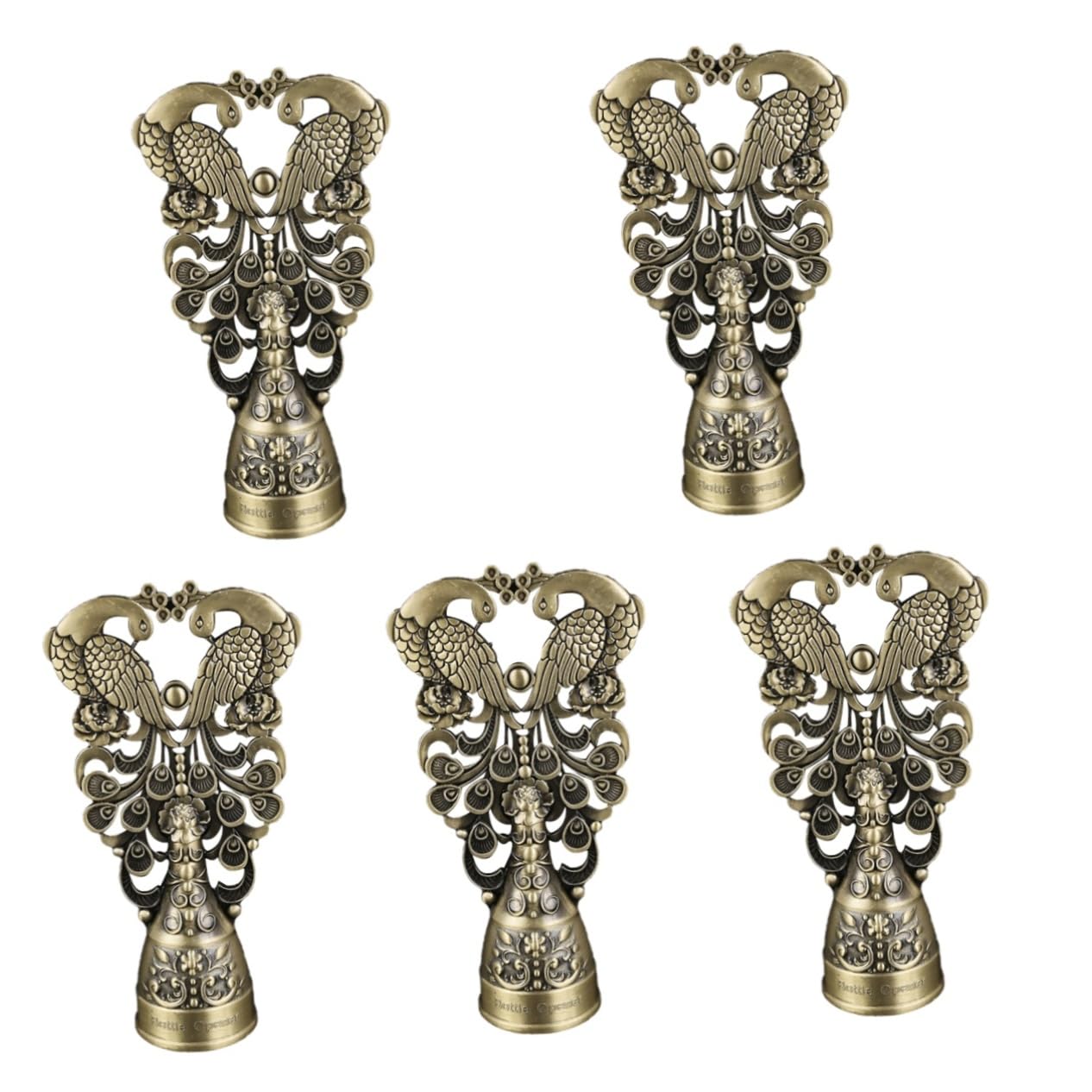 Didiseaon 5 Pièces Ouvre-bouteille De Bière Décoratif Bar Ouvreur Bouteille D'eau Couvercles De Canettes De Soda Ouvre-bouteille Pour Les Seniors Chope à Biere Tasse En Buvant Boire Alliage