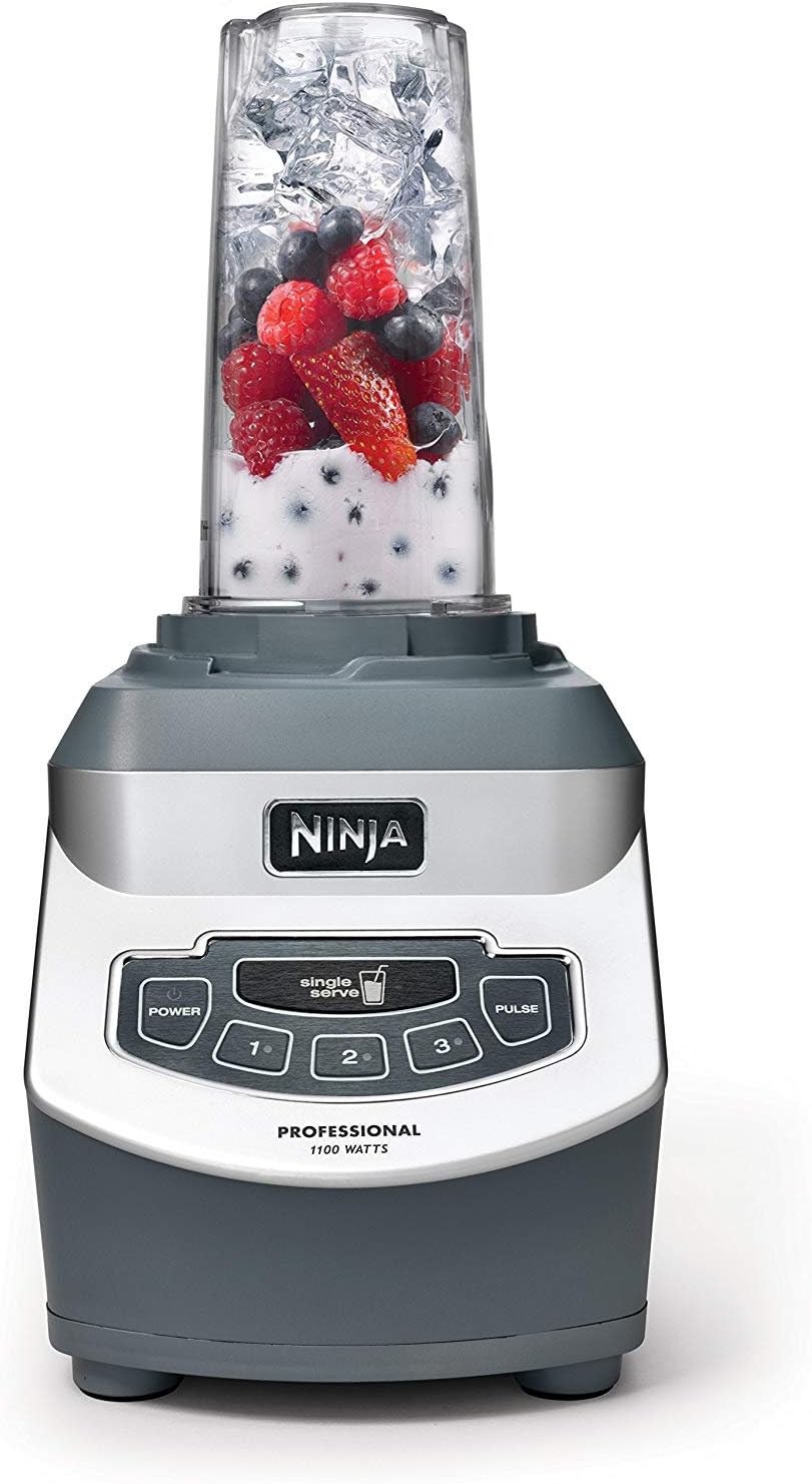 Amazon.com: Original Ninja BL660 profesional batidora con 72-oz. Bote de  mezcla, 2 16.72 oz. Nutri Ninja - Tazas, base de motor de 1100 vatios  (renovado) : Hogar y Cocina
