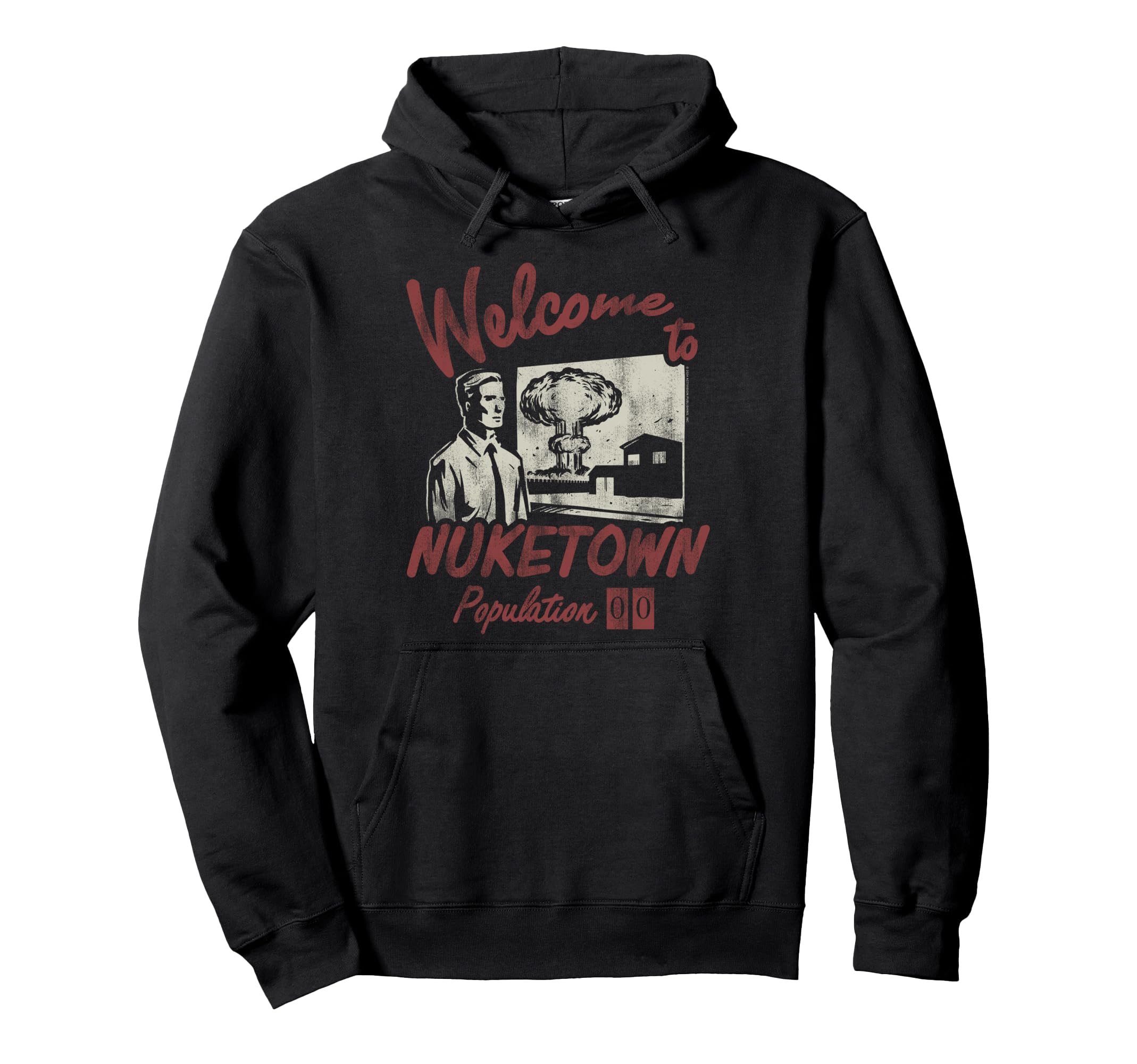 Call of Duty Welcome to Nuketown Population 00 Video Game Pullover Hoodie