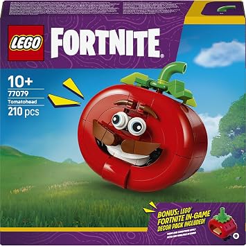 LEGO Fortnite Domates Kafa 77079-10 Yaş ve Üzeri Kız ve Erkek Çocuklar ile Video Oyunu Hayranları için Detaylı Figür İçeren Yaratıcı Oyuncak Yapım Seti, Dekoratif Hediye Fikri (210 Parça)