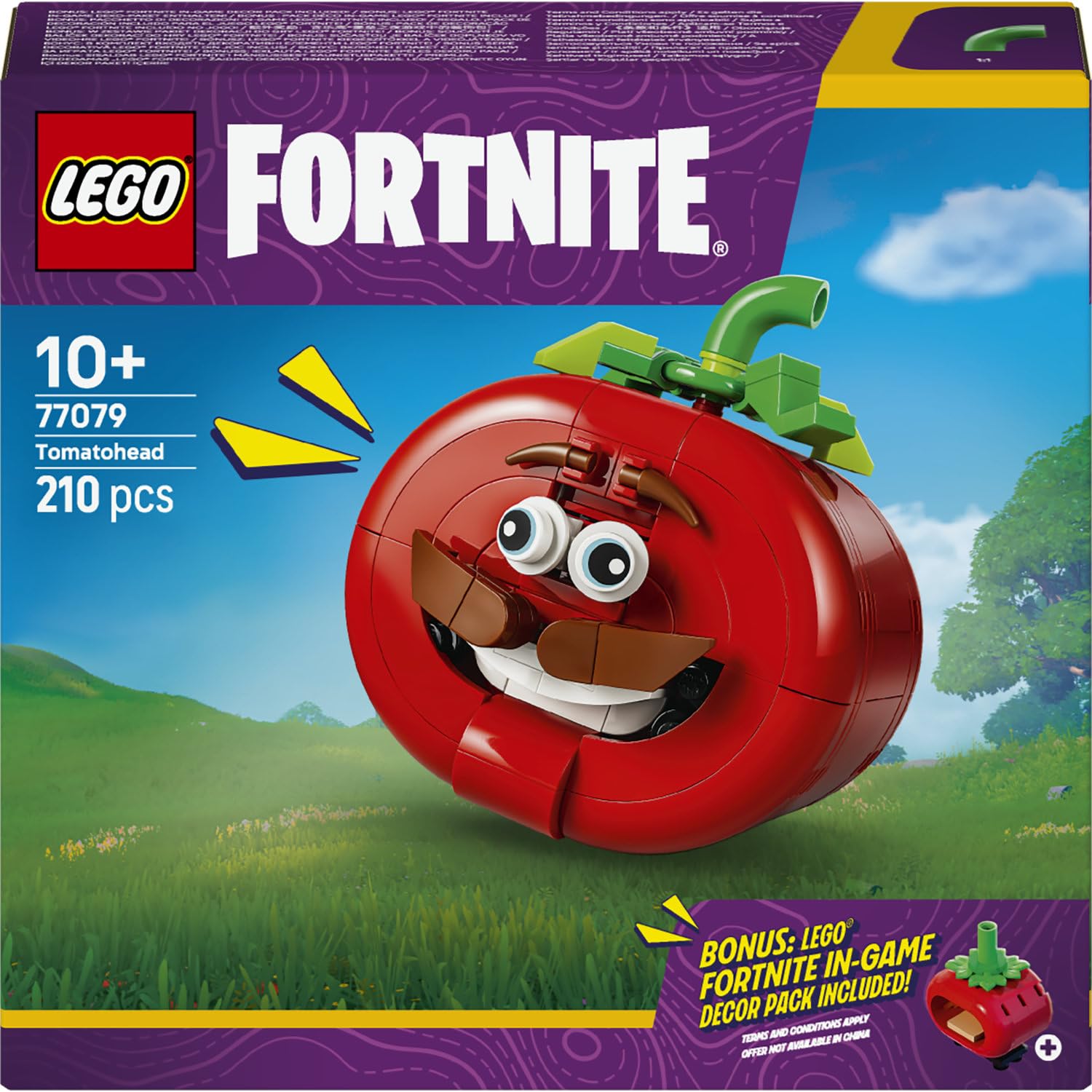 LEGO Fortnite Tomatohead 77079 | Toys for 10+ Year Old Boys & Girls, Interactive Figure with Interior Restaurant, Room or Desk Decor, Gaming Gift, 210 Pieces