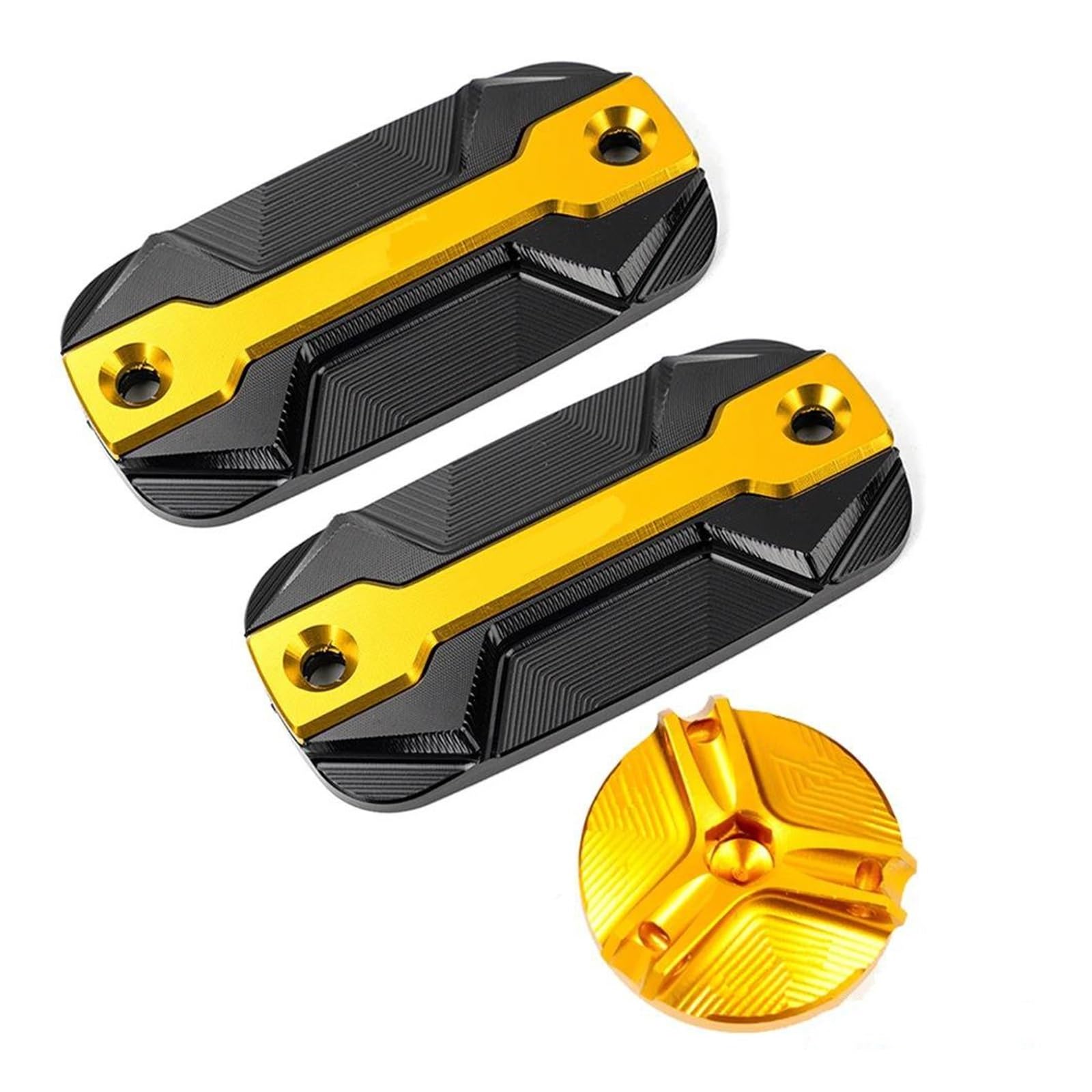 Tappo Serbatoio Freno Anteriore per Moto Tappo Serbatoio Olio Motore per Forza 750 per FORZA750 2020-2024 Coperchio Serbatoio Carburante per Moto (C/Oro)