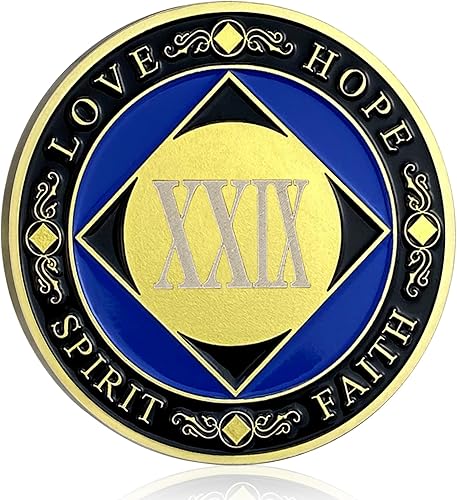 Miniatura 9 de 2 años NA Medallones Fichas de Recuperación Narcóticos Anónimos Regalos Sobriedad Adicción Recuperación Regalos Narcóticos Moneda Anónima