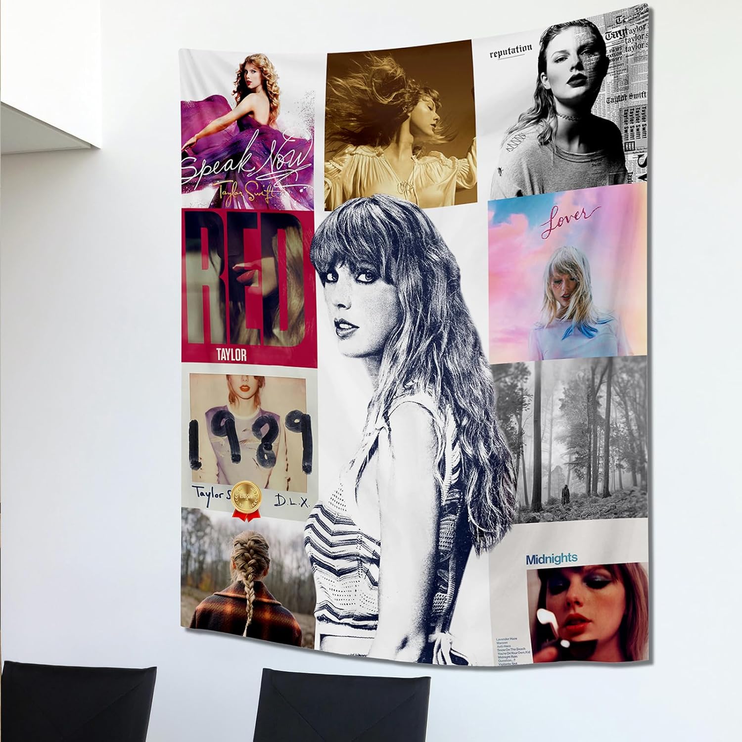 Taylor Music Tapestry ERAS Tour Swift Albums Tapestries sold by Halfway