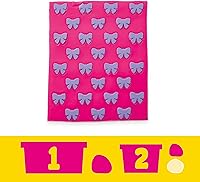 Vista 6 de Play-Doh Barbie - Juego de volantes y lazos, haz ropa de muñeca con compuesto de modelado y 9 accesorios de moda, artes y manualidades para niñas