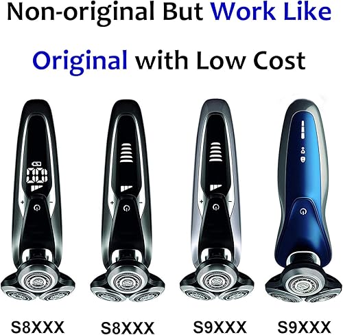 Miniatura 6 de Cabezales de repuesto SH90 compatibles con Philips Norelco Shaver Series 9000 Series 8950