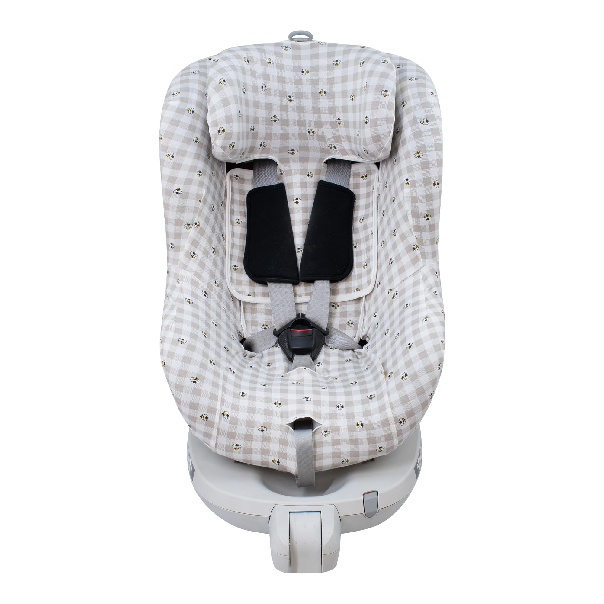 JYOKO Kids Funda para Romer Dualfix (DUALFIX-ISIZE -SWINGFIX, Picnic Vichy) — view 3