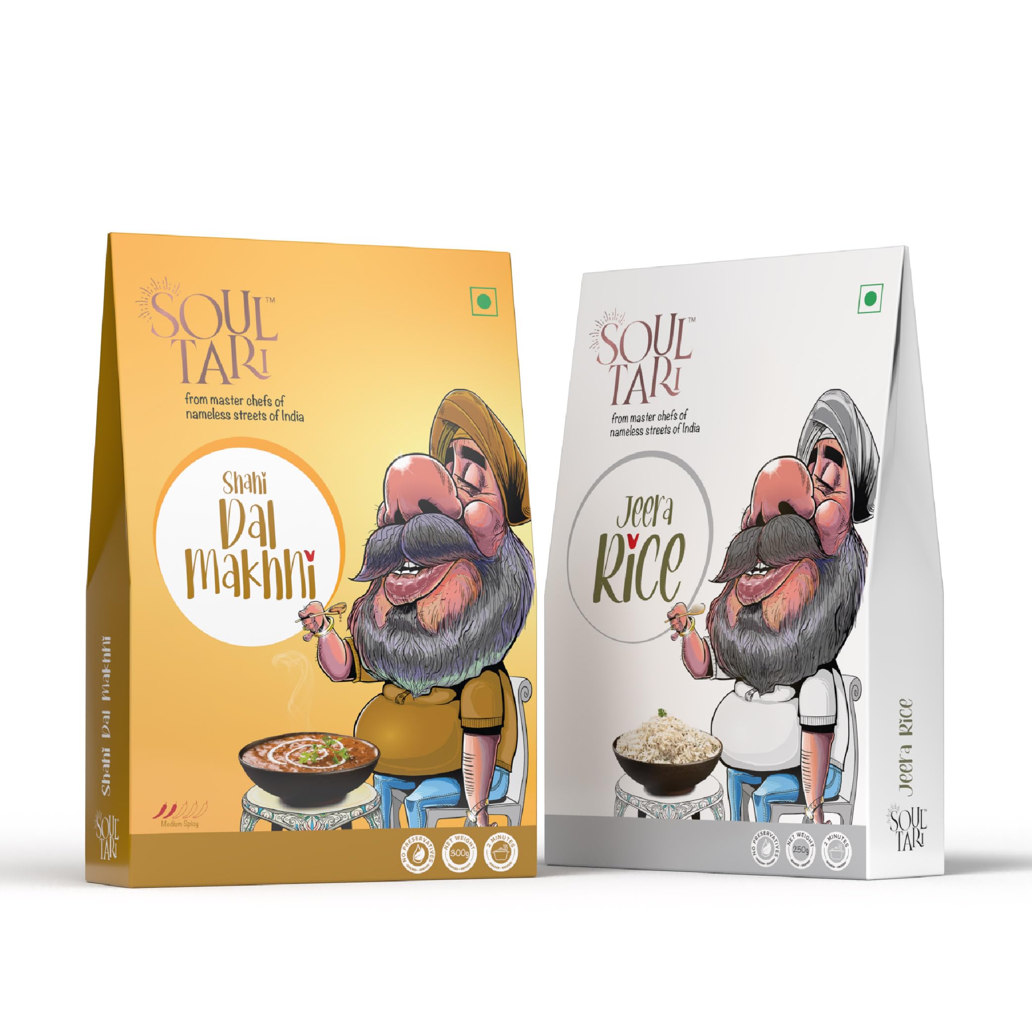 SoulTari Pack of 2 Ready to Eat Shahi Dal Makhni + Jeera Rice | 300 Gms + 250 Gms | Just Heat and Eat Finger-Licking Delicious Meal Ready In Minutes (B0CW9R98QN) Amazon Price History, Amazon Price Tracker