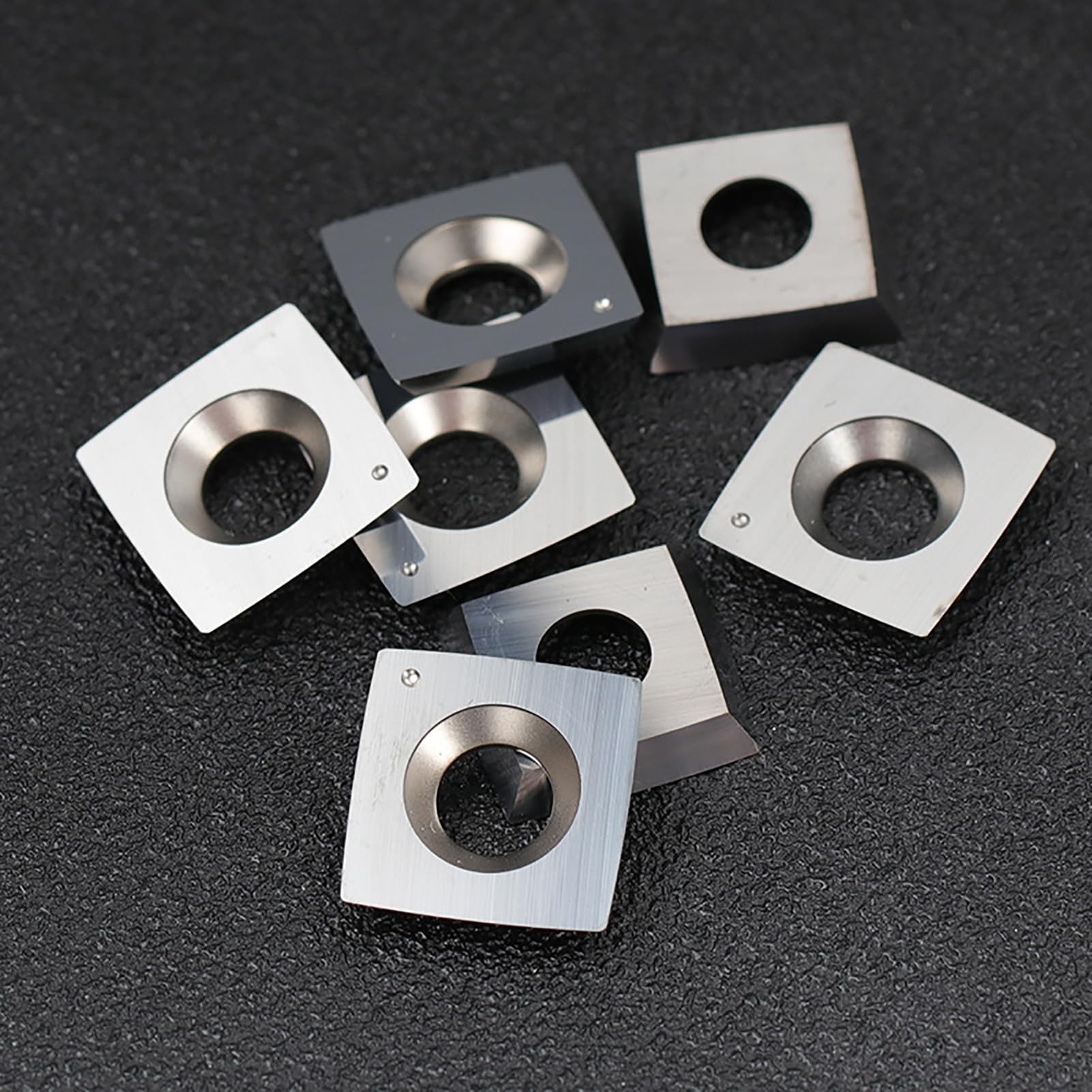 Cabezal de corte helicoidal para cepillado, cuchillas cuadradas de 12 mm, 10 cuchillas rectas de acero rápido para carpintería, cabezas de cepillado en espiral