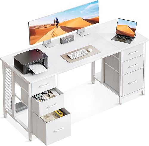 Bureau informatique espaces de rangement