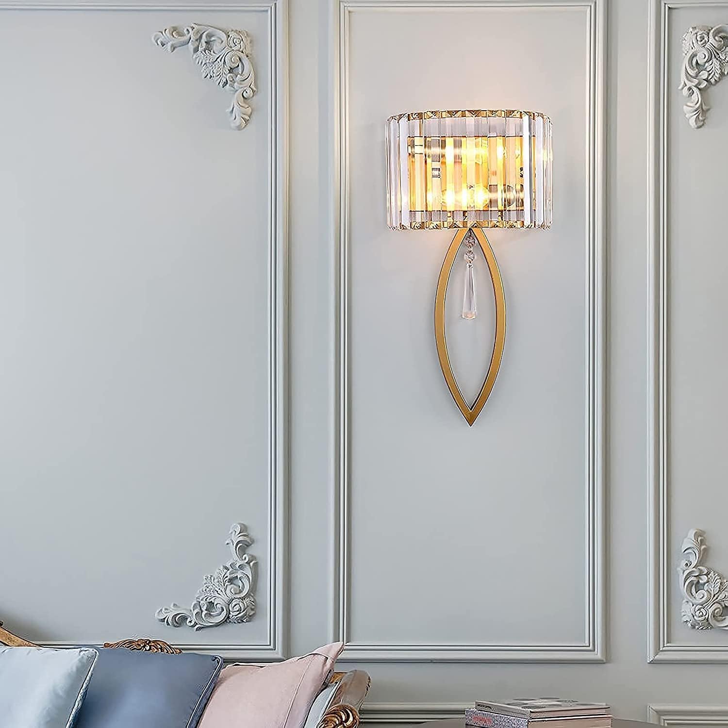 アールヌーヴォー風 ガラスランプ アール・ヌーヴォーレリーフランプ