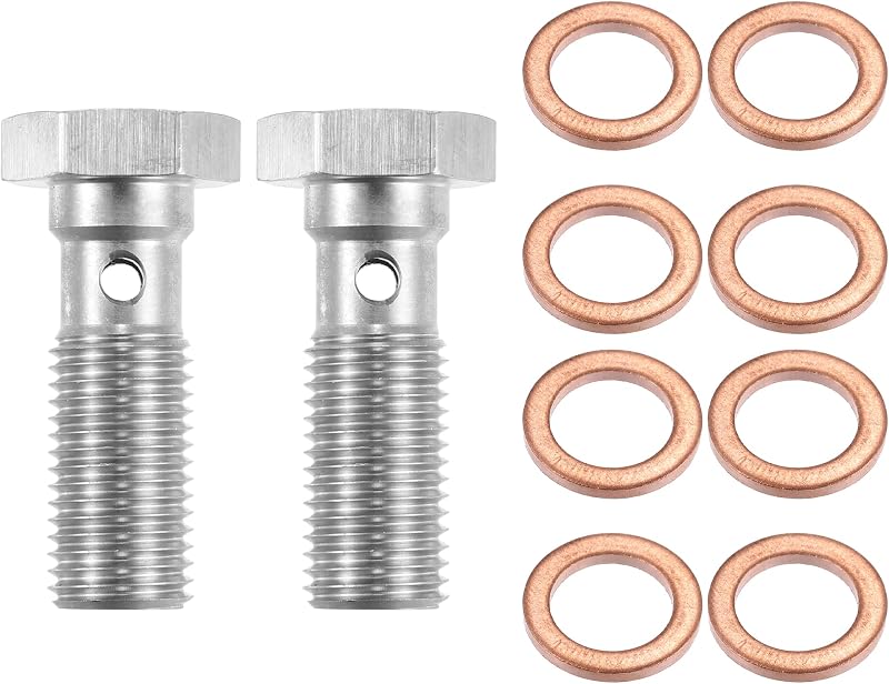 Parafuso banjo de freio turbo X AUTOHAUX AN4 7/16-20, 32 mm – 2 unidades
