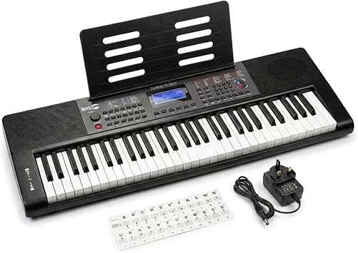RockJam RJ461 61 Key Keyboard Piano with Pitch Bend for Beginners