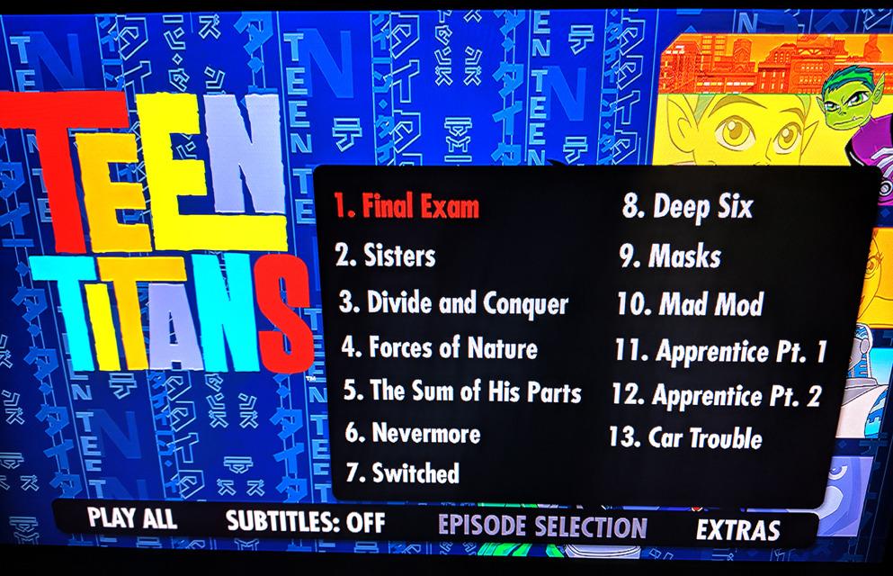 Episodes out of order hurt this release