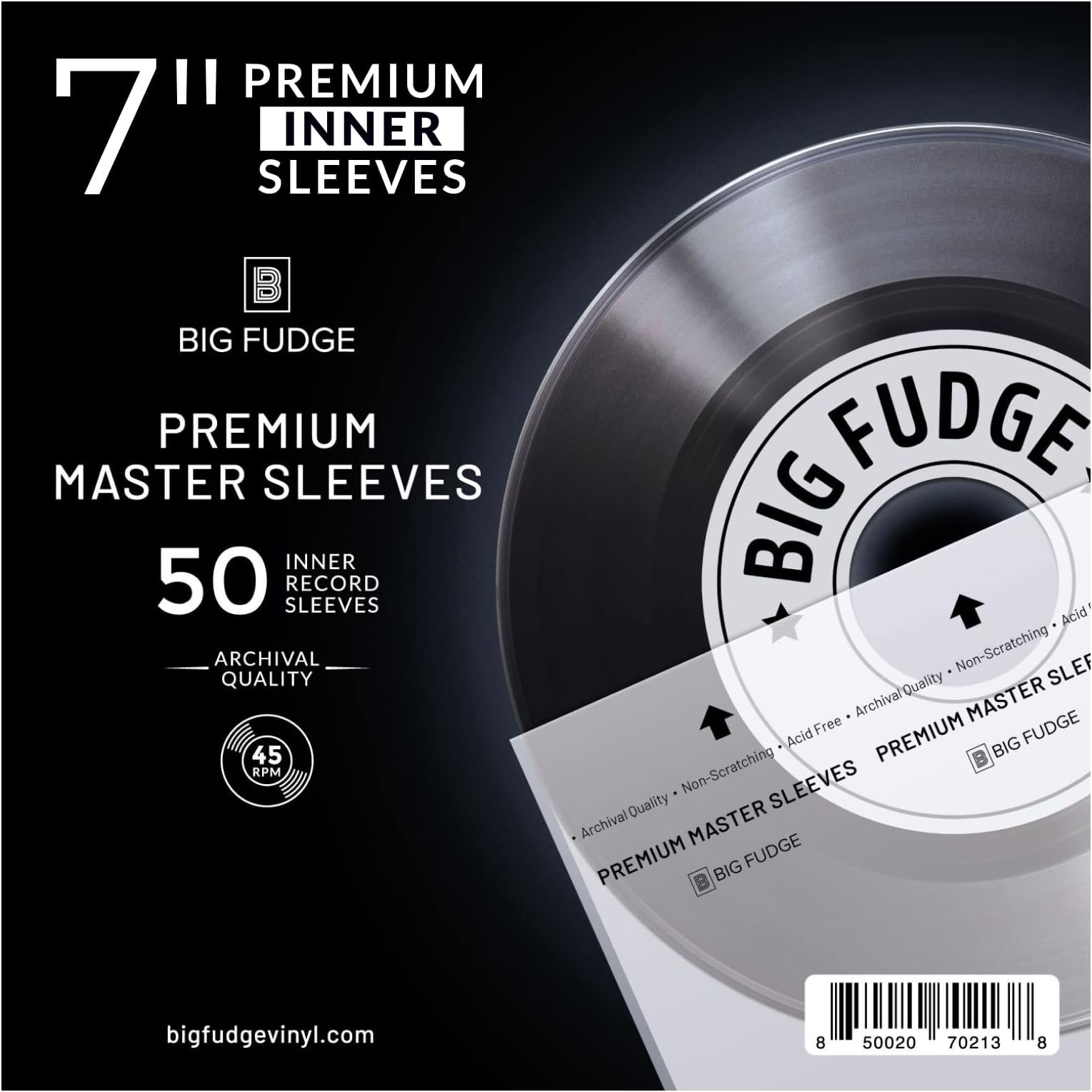 50x Premium Inner Sleeves