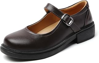 Women Black Mary Jane Flats Non Slip Comfort Office Work Dress School Shoes