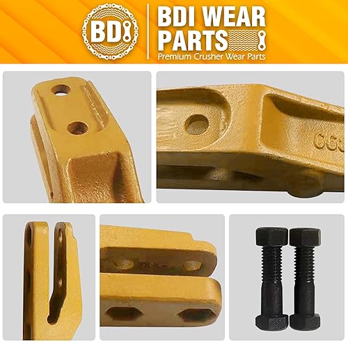 Miniatura 3 de BDI Wear Parts 6684447 Dientes de cucharón de zanja, perno de retroexcavadora estilo Bobcat en el diente Unitooth - Paquete de 5