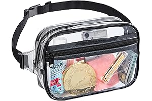 Clearworld Clear Fanny Pack for Women Men