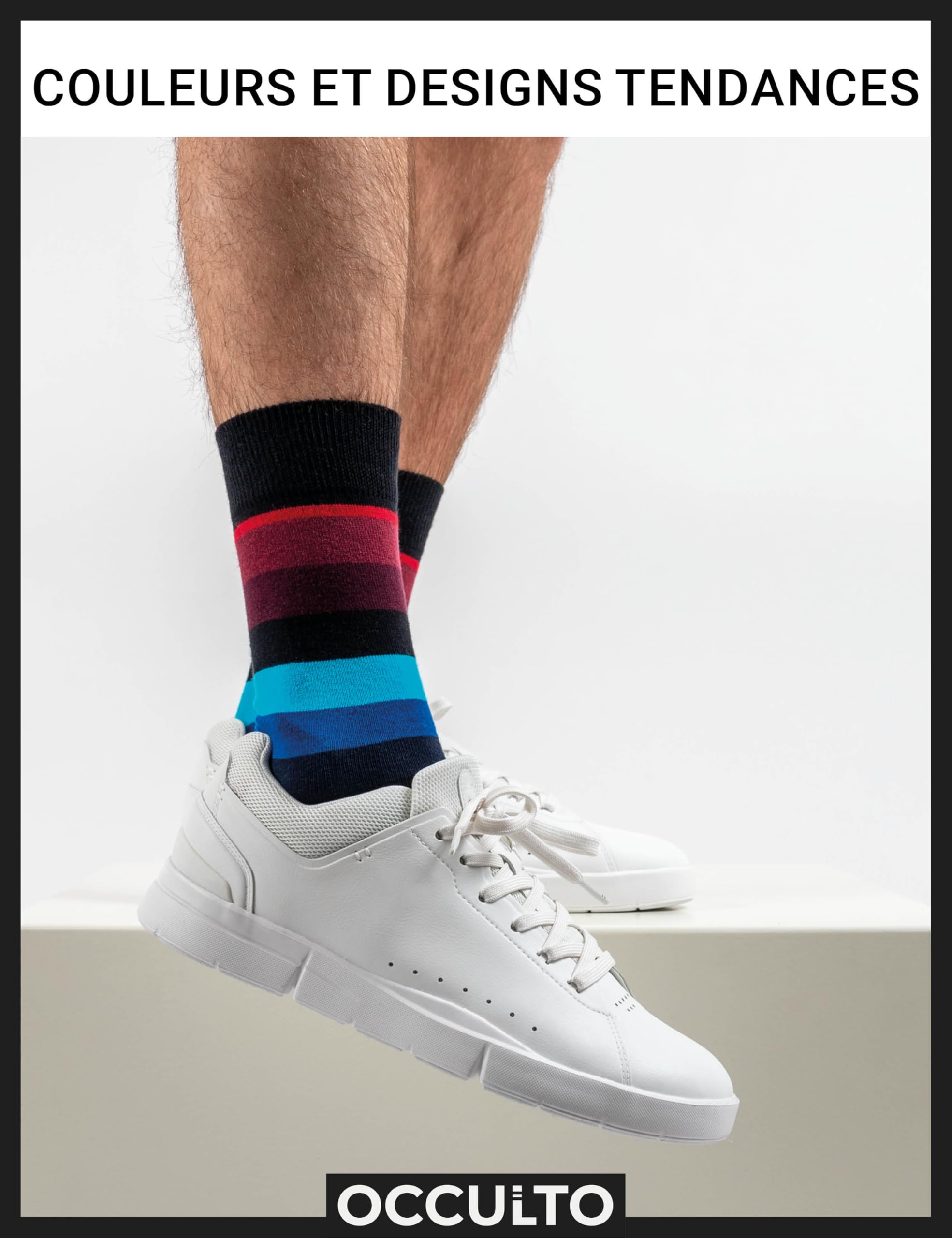 Occulto UOMO CALZE FANTASIA (6 PAIA) in COTONE