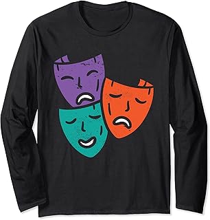 Máscaras de teatro de época I actores I teatro Manga Larga