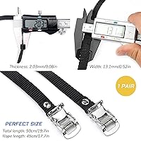 Vista 3 de 2 correas para pedal de bicicleta, accesorios de repuesto para bicicleta de montaña, carretera, bicicletas de ejercicio y BTT