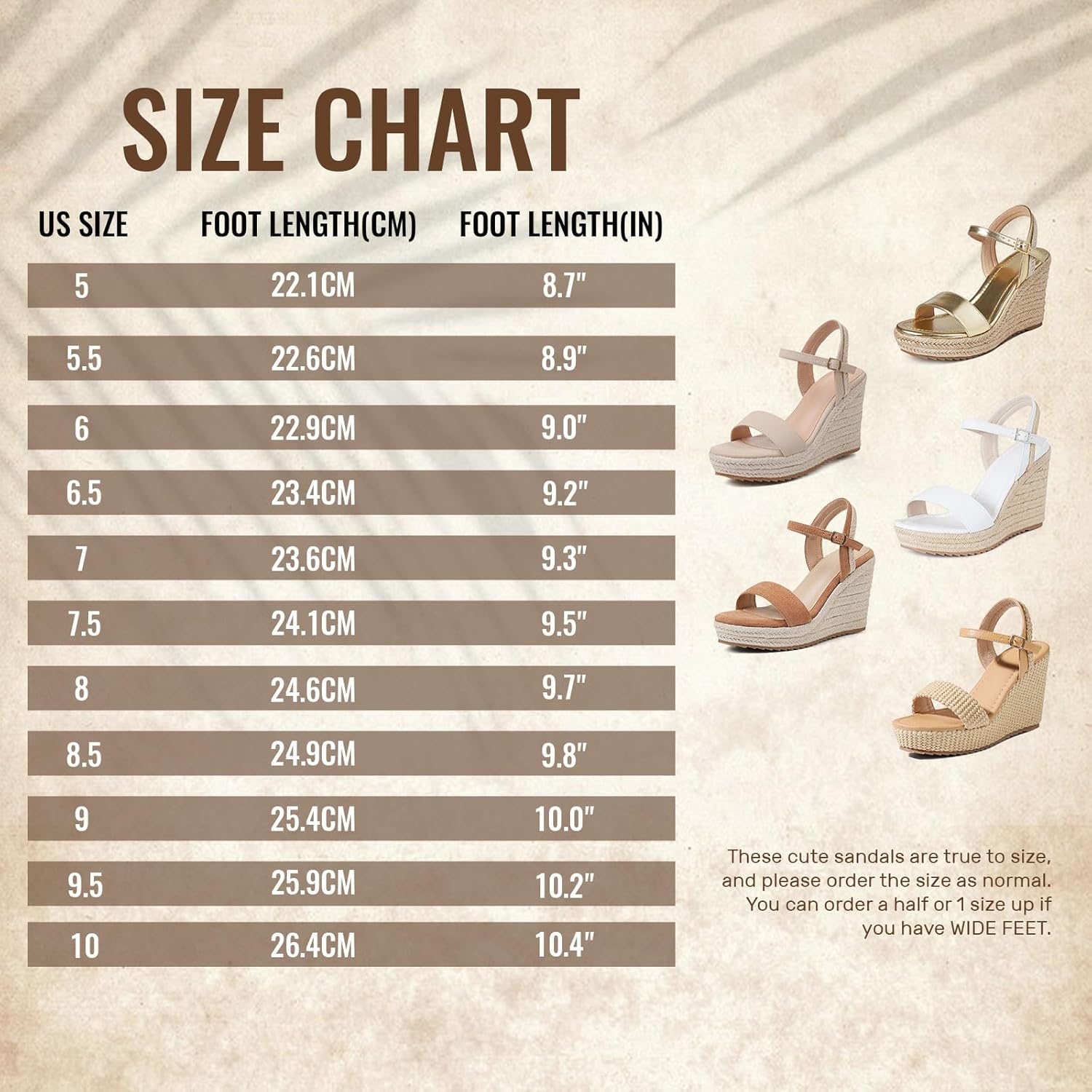 mikarka Women's Espadrille Wedge Sandals: Ankle Strap Platform Open Toe Wedges - Stylish High Heel Dressy Summer Wedges for Women, Inspired by Espadrilles - Image 6