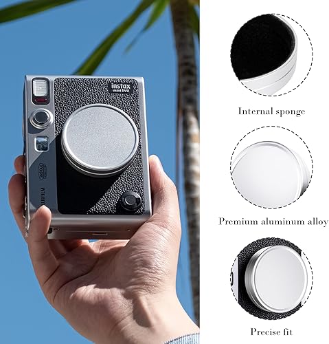 Miniatura 10 de Rieibi Accesorios para cámara instantánea Fujifilm Instax Mini Evo, paquete de regalo de Navidad incluye funda transparente Instax Mini Evo y