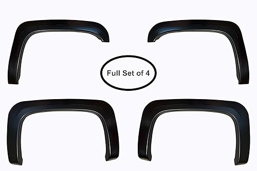 Miniatura 6 de Guardabarros con diseño de fábricaOE para Chevrolet Silverado 2007-2013. Juego de 4 (caja estándar (6 pies 6 pulgadas)  caja larga (8 pies) modelos)